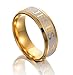 GAMT High Quality Large Size 8mm 316 Titanium Steel Jesus Cross Letter Bible Wedding Band Ring For Men Women Jewelry