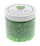 Jelly Belly 1 LB (One Pound, 1 Pound) Bulk Jelly Beans in a resealable and reusable jar. Green Apple Flavored Beans.