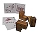 Soma Cube Puzzle Wooden with 50 Playing Cards 3D Brain Teaser in a Large Size