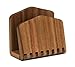 Lipper International Acacia Wood Adjustable Napkin Holder, 6-1/2