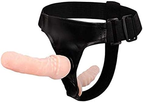 Strap On Harness Waist with Double Heads Role Play Color Beige