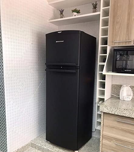 Adesivo Vinilico Preto Decorativo Envelopamento Moveis Geladeira Fogão Armario 5m x 50cm