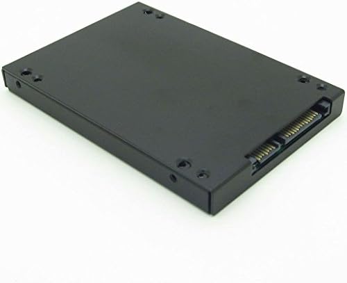 Black 1.8" Micro SATA 7+ 9 pin SSD To 2.5" SATA 22pin Hard Disk Adapter Case
