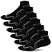 BERING Men's Performance Athletic Ankle Running Socks (6 Pair Pack)