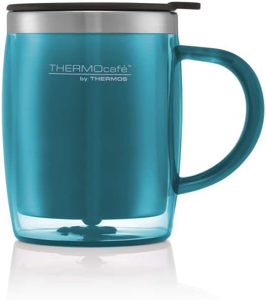 Thermos Thermo Cafe Translucent Desk Mug 450ml Lagoon