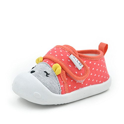 Baby Shoes For Boys Girls First Walkers Cute Red Bear Toddler Sneakers Prewalkers Soft Rubber Sole