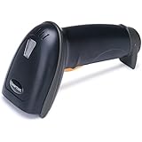 Geartist Wireless Barcode Scanner Reader Long Transmission Distance Rechargeable Handheld Automatic Laser Network USB Cordless Bar code Scanner for Mac Windows Quickbooks Linux, 433MHz