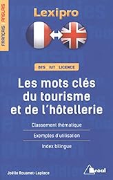 Les  mots clés du tourisme et de l'hôtellerie