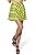 ASHER FASHION Womens Summer Plus Size Stretchy Plaid Print Pleated Mini Skirts