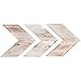 Seamersey Wall-Mounted Wood Rustic Chevron Arrow Sign Wall Decor - Decorative Farmhouse Home Wall Hanging Decor, Set of 3
