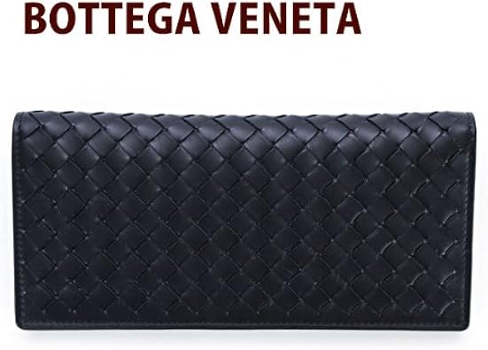 Amazon ボッテガヴェネタ Bottega Veneta 財布 二つ折り長財布 メンズ レディース ブラック 2446 V4651 1000 並行輸入品 財布