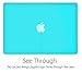 UESWILL Smooth Matte Hard Shell Case Cover Compatible with 2010-2017 Release MacBook Air 13 inch (Model A1466 / A1369) + Microfibre Cleaning Cloth, Turquoise