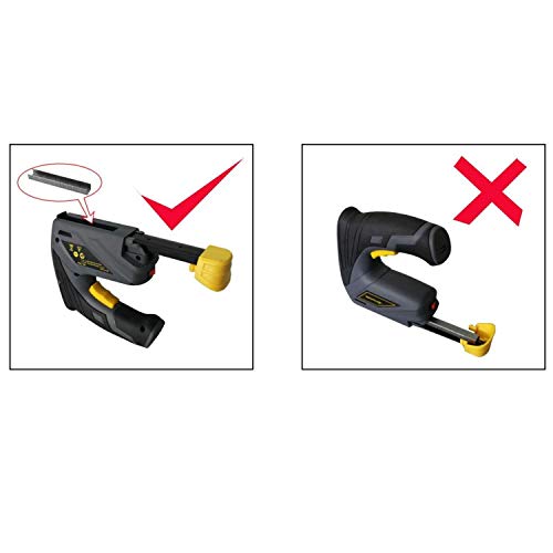 Toolman Cordless Staple Gun Electric Stapler with Box Rechargeable USB Charger works with DeWalt Makita Ryobi - Thumbnail 4