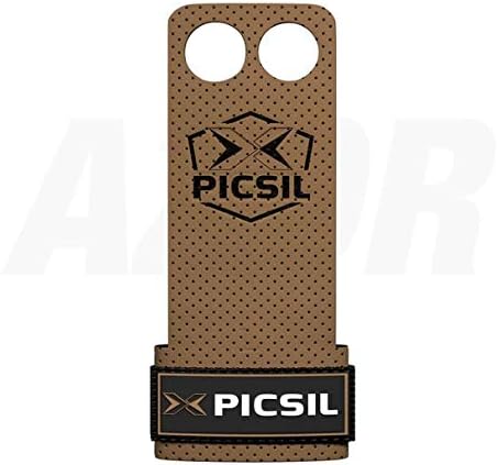 X PICSIL Azor Grips 2 Holes, Hand Grips, Gymnastics Grips, Pull ups Grips, Muscleups, Weight Lifting, Chin Ups, Training, Exercise, Kettlebell