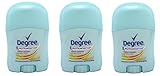 Degree Motion Sense Antiperspirant Deodorant Stick 0.5 Oz Travel Size (Pack of 3)
