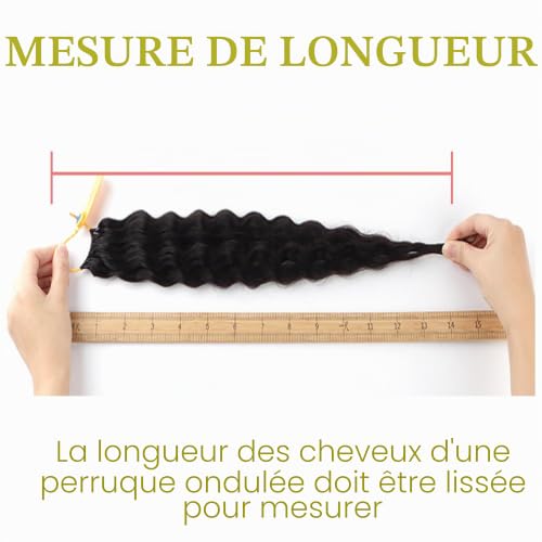 50g/1Pack Miracle Knots Crochet Human Hair, 16 Inch Crochet Human Hair Deep Wave Pre-Separated Invisible Feather Crochet Braids Natural Hair for Black Women (#NA, Deep Wave, 16 Inches)