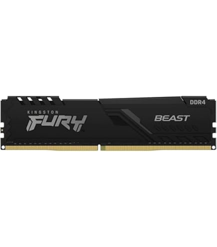 Kingston FURY DDR4 2666MHz 16GB ×4=64GB Kingston FURY Beast DDR4 Desktop Gaming Memory | Boost Your