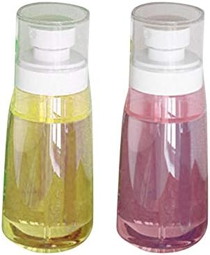 EXMART 30ML+60ML(2Pcs) Portable Refillable Plastic Fine Mist Perfume Make Up Clear Empty Spray Sprayer Bottle Cosmetic Atomizers Spray Bottles Pump