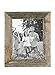 BARNWOODUSA Farmhouse 11x14 Picture Frame 1 1/2 inch Molding 100% Reclaimed Wood Rustic Natural Weathered Gray