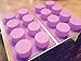 RETON 8-Cavity Round Silicone Mold for Soap, Cake, Bread, Cupcake, Cheesecake, Cornbread, Muffin, Brownie, and More (Round, 2 Pack)