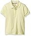 French Toast Girls' Short Sleeve Picot Collar Polo School Uniform Shirt (Standard and Plus)