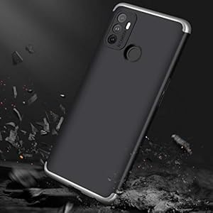 GOGME Cover per Oppo A53s Cover, Custodia Protettiva con Tutto Il Corpo Tocco Morbido Setoso, Staccabile Silicone PC… - immagine 3