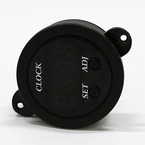 RioRand car clock Motorcycles Auto 12V Car LED electronic clock