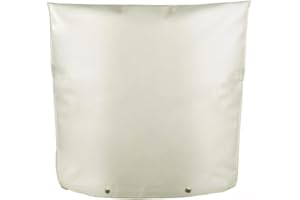 Quoyiyo Outdoor Backflow Preventer Insulation Cover -Insulated Pouch for Winter Pipe Freeze Protection,Backflow System, Water Sprinkler Valve Box, Meter or Controller (24" W x 24" H,White)