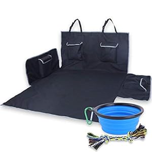 4 Paw Lovers Kofferbakbescherming hond (182×170) – grote kofferbakmat (zwart) met bumperbescherming – waterafstotend…