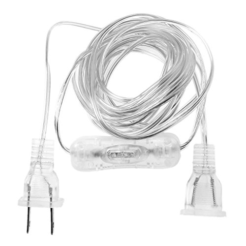 Male To Female AC Power Supply Extension Cable With Switch 3.5m 100W US Plug By Sixsons