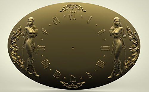3d Model Stl File Elf Wall Clock Version 2