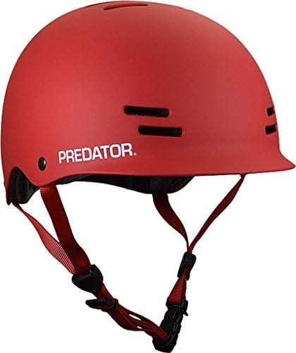 Predator FR7 Hybrid Red Small / Medium Skateboard Helmet by Predator Helmets