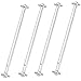 Hobbypark (4-Pack) 08029 Metal Steel 90mm Front/Rear Dog Bone for Volcano Epx/epx PRO 1/10 Electric RC Off Road Monster Truck Upgrade Parts Sliver