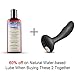 BOMBEX G Spot Vibrator - Ultra Smooth Silicone Vagina Stimulator with 10 Vibrations, Rechargeable & Waterproof Anal Sex Toy for Women Men and Couples, Matte Black