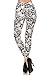 N505-OS Skulls and Florals Printed Stylish Leggings