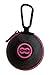 Ballsak Sport - Pink/Black - Clip-on Cue Ball Case, Cue Ball Bag for Attaching Cue Balls, Pool Balls, Billiard Balls, Training Balls to Your Cue Stick Bag Extra Strong Strap Design!