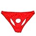 FORNY Mens Lingerie Underwear Sexy Adjustable Open Pouch Backless Thongs Panties