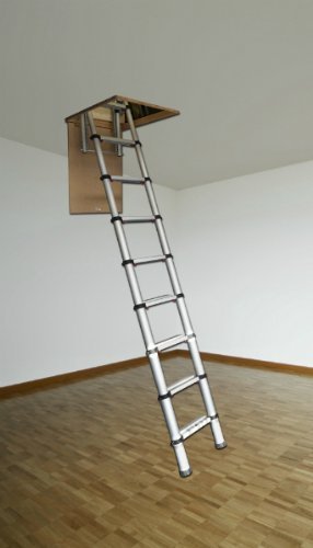 telescopic loft ladder ebay