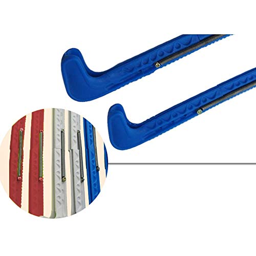 Ownsig Adjustable Ice Hockey Skate Blade Guards Protector Case Ball Skate Protection Cover Blue