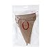 TINKSKY Love Letters and Hearts Valentine's Day Bunting Banners Rustic Jute Burlap Pennant Flags Vintage Wedding Garland