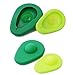 Reusable Silicone Food Savers and Food Storage Set of 6 Fruits and Vegetables Including 2 Sizes Avocado Savers By Mixtra