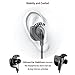 Pulseaudio Sports Noise Cancelling Wireless Bluetooth Headphones with Advanced Electro Acoustic Technology - High-grade Silicone materials - Sweat proof rating of IPX4 - Arctic White