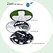 Alva Baby New Positioning and Printed Design Reuseable Washable Pocket Cloth Diaper 6 Nappies + 12 Inserts 6DM30