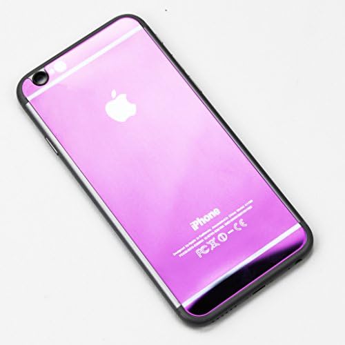 Purple Tempered Glass Protector iPhone 6 6S Plus