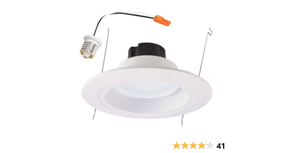 Halo 6 In White Led Recessed Lighting Trim Led Household Light Bulbs Amazon Com