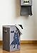 Batman Closet Hanging Organizer – 2 Storage Compartments, 1 Removable Laundry Bin – Collapsible Storage Bin for Toys - Bedroom Organizer - Foldable Bin with Large Capacity. Kid’s Room Decor