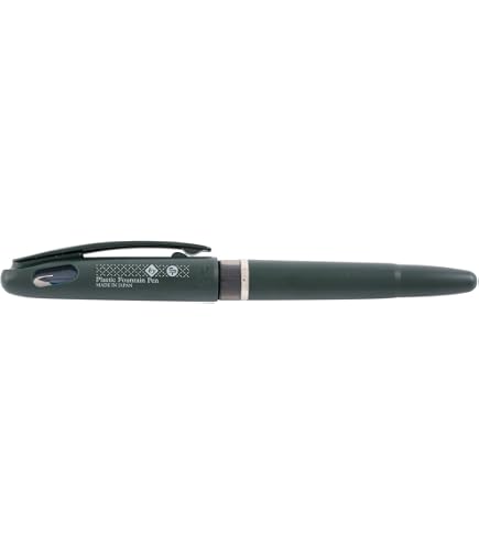 Pentel Tradio TRJ99A-A Fountain Pen - Matte Black, Refillable With Black Ink, Medium Tip