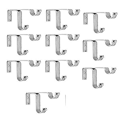 SmartShophar Center Support Curtain bracket Single Stainless Steel