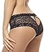 Sofishie Sexy V-Back Open Crotch Panties - Black - Small
