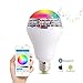 Wireless Bluetooth Speaker Smart LED Light Bulb - WEKSI Dimmable Multicolored Color Changing Lights Desk Lights Bar Sinks - Smartphone Free APP Controlled